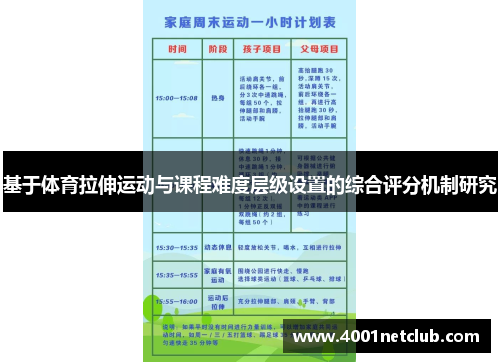 基于体育拉伸运动与课程难度层级设置的综合评分机制研究